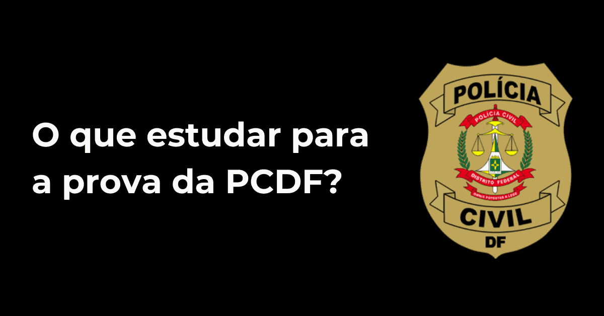 Banner com o brasão da PCDF
